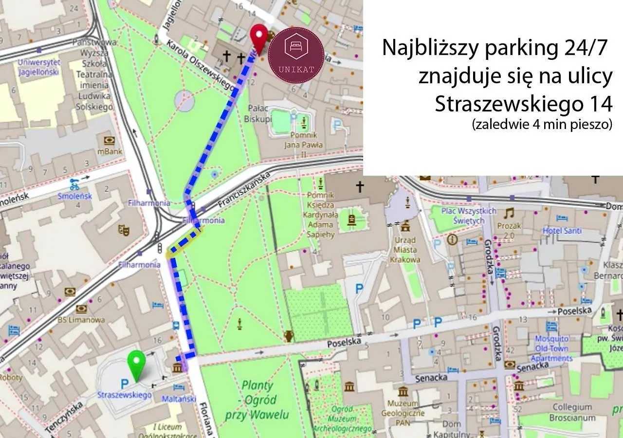 Pokoje Goscinne Unikat - Self Check In Cracovie 0*,